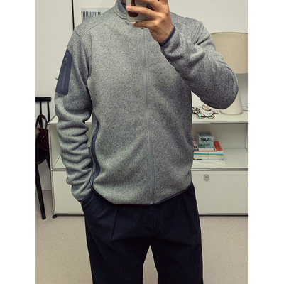 covert系列百搭抓绒拉链外套保暖内搭立领开衫外套25秋冬新款鸬鹚