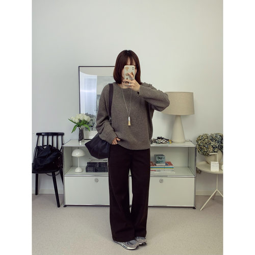 深咖色！保暖神裤BC加绒加厚弹力直筒宽松显瘦牛仔裤 25秋冬新款