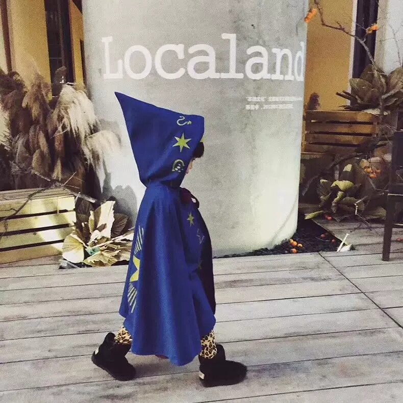 万圣节儿童服装女童披风衣服斗篷风衣