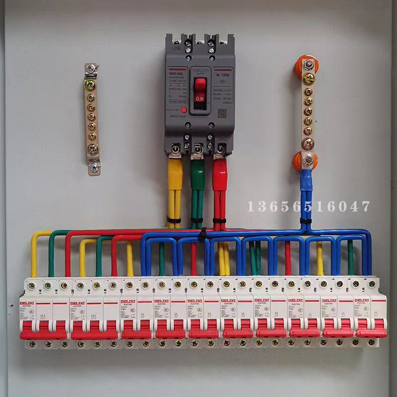 低压成套配电箱三相四线动力控制柜强电布线箱家用照明电源插座箱