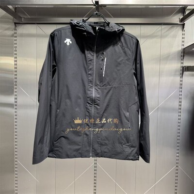 DESCENTE迪桑特TRAINING综训系列夏男子户外运动连帽梭织夹克外套