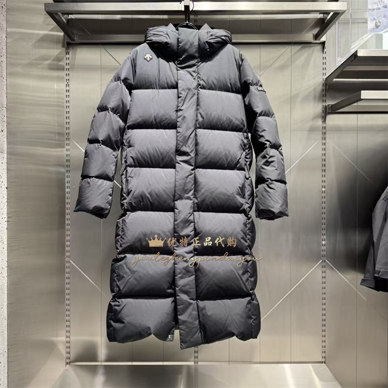 DESCENTE迪桑特2025冬季户外运动休闲保暖经典长款鹅绒羽绒服女款