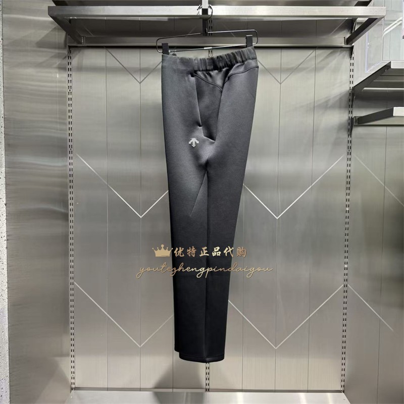 DESCENTE迪桑特TRAINING系列男士冬季户外运动休闲保暖针织长裤新