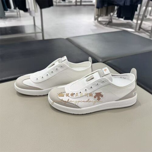 DESCENTE迪桑特CHRON系列夏季女子帆布鞋复古百搭舒适运动休闲鞋