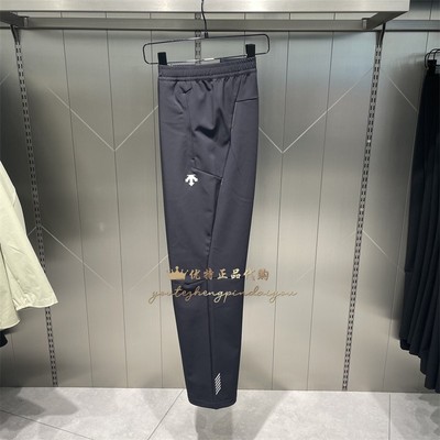 DESCENTE迪桑特RUNNING 24秋冬男子薄绒梭织运动长裤D4431RPT01A