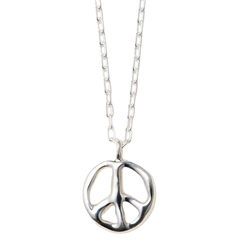 AMBUSH经典圆形反战项链和平标志男女同款符号锁骨链吊坠小众情侣