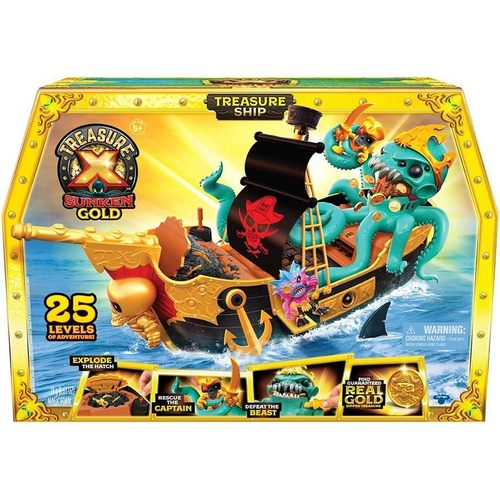 Treasure X海盗船吸血鬼僵尸怪兽黄金宝藏外星人惊喜盲盒玩具