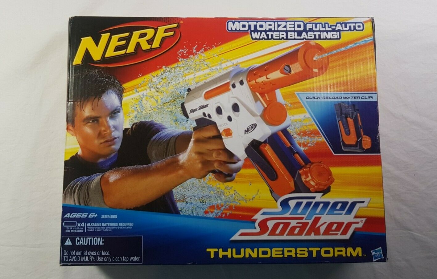 Nerf Super Soaker Thunderstorm热火超级水龙水枪电动水枪绝版