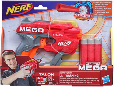 热火NERF Mega Talon猎爪小手炮儿童玩具枪软弹发射器美版进口