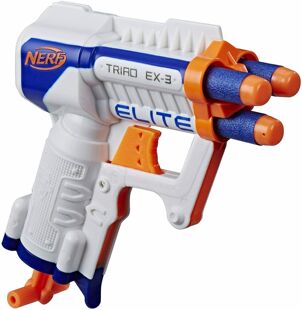 美版进口Nerf热火Triad EX-3凌鹰软弹发射器jolt橙机儿童玩具枪