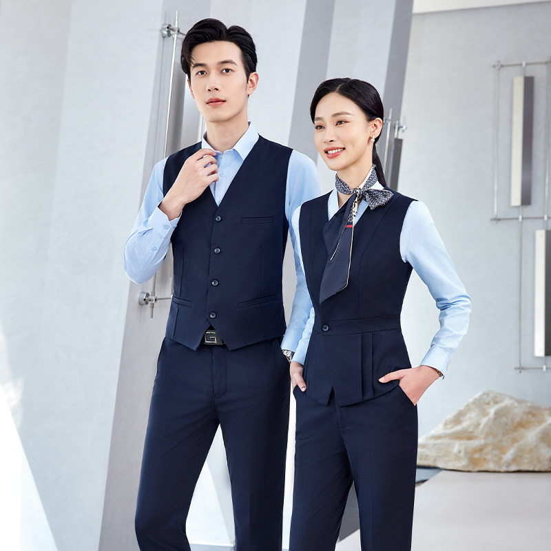 中国移动公司工作服男女同款西服衬衫裤子套装营业厅员工制服西装