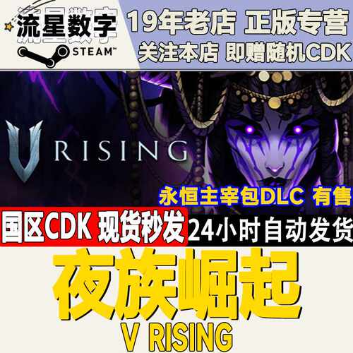 码 夜族崛起V Rising DLC扩展游戏 简体中文游戏 吸血鬼崛起游戏