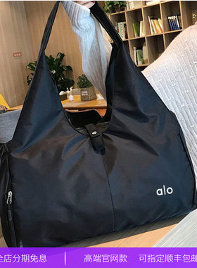 aIo健身包旅行收纳袋大学生单肩包大容量可折叠多功能手提包