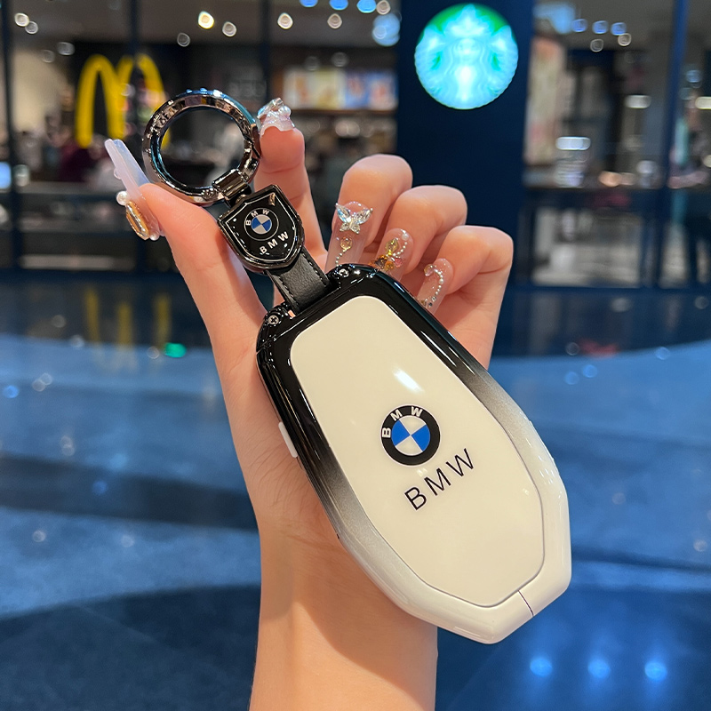 适用新款宝马液晶钥匙套7系730li 740男5系535LE6系GT扣X3/X5/X7