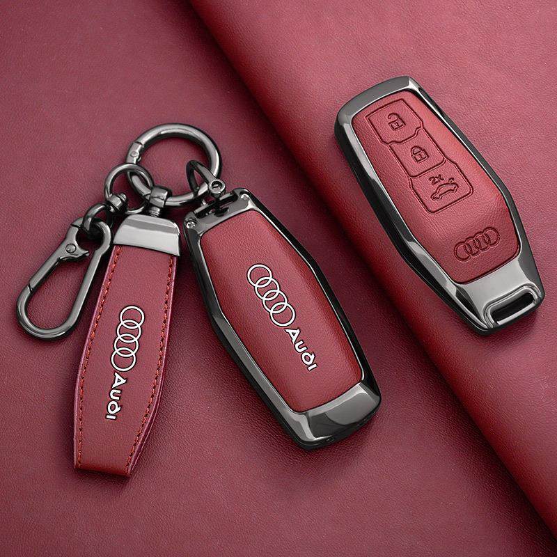 适用于A6L钥匙包Q5L男士Q7个性Q3挂件A8壳A4L系列保护套扣壳