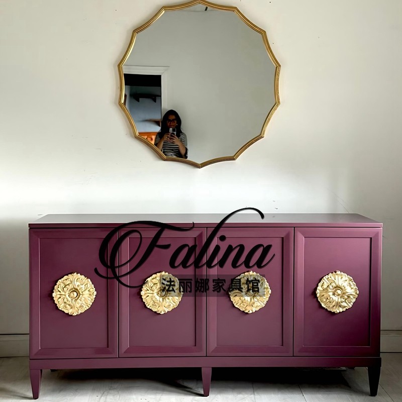 美式轻奢时尚玄关柜实木雕刻入户门厅靠墙餐边柜法式简约储物边柜,住宅家具,门厅/玄关柜/玄关架,淘宝优惠券,粉丝福利购,淘宝优惠卷