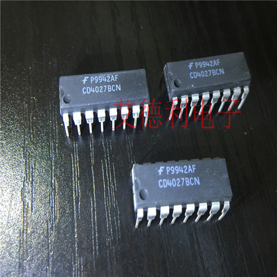 原装正品 FSC仙童 CD4027BCN DIP 现货可直拍 4027