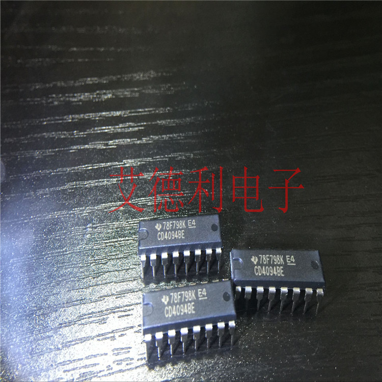 原装进口 CD4094BE 直插 全新 8-BIT移位寄存器 DIP-16 正品