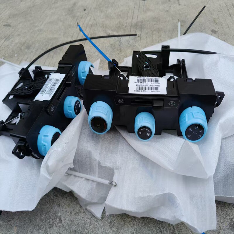 适用吉利星享V6E新能源空调面板总成开关冷暖风切换机构控制旋钮