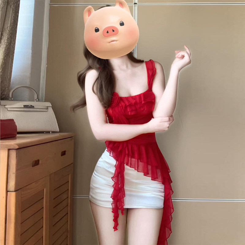 夏日绝美穿搭套装性感辣