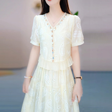 连衣裙2025新款女夏季十三行今年流行爆款超火减龄气质轻奢高级感
