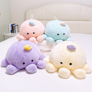 鼻涕熊八爪鱼毛绒抱枕大号章鱼公仔章鱼仔抱枕靠垫安抚礼物