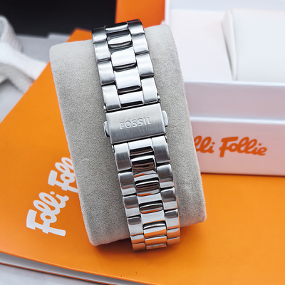FOSSIL表带不锈钢18MM女表表带