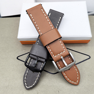 FOSSIL化石表带真皮快拆针扣22MM偏厚适配FS5601FS5602男手表配件