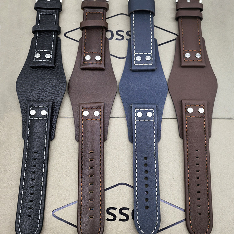 FOSSIL化石托底表带22MM适合CH2564CH2565CH2891CH3051手表配件