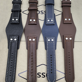 FOSSIL化石托底表带22MM适合CH2564CH2565CH2891CH3051手表配件