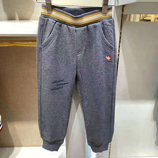 25春秋新款 毛圈休闲裤 男童装 子中大童装 洋气潮 纯棉长裤 chris童装