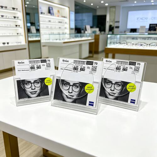 透明亚克力眼镜片展示架