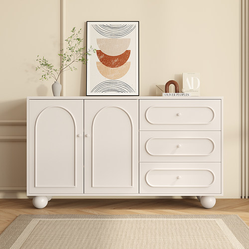 奶油风家用卧室斗柜储物柜