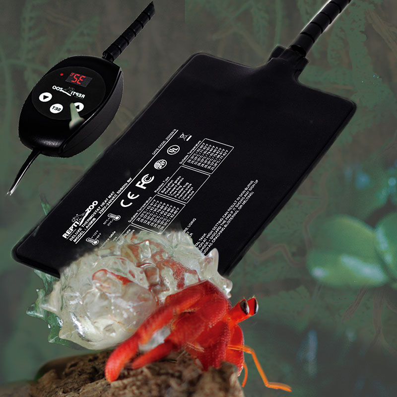 寄居蟹加热垫冬季保温控温设备可调温防水宠物活体中号小号温控器