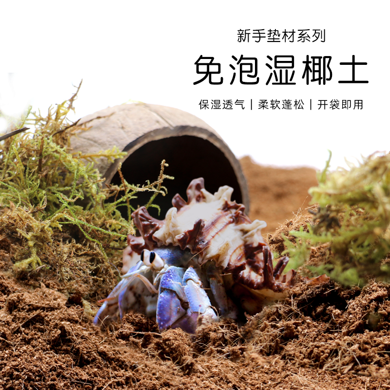 寄居蟹免泡椰土垫材垫料新手推荐