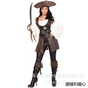 Hallowmas海盗服 万圣节服装角色扮演恶魔装DS领舞演出服舞台服