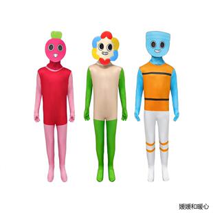 新品跨境万圣节Dandy's World丹迪的世界cosplay服装连体表演服