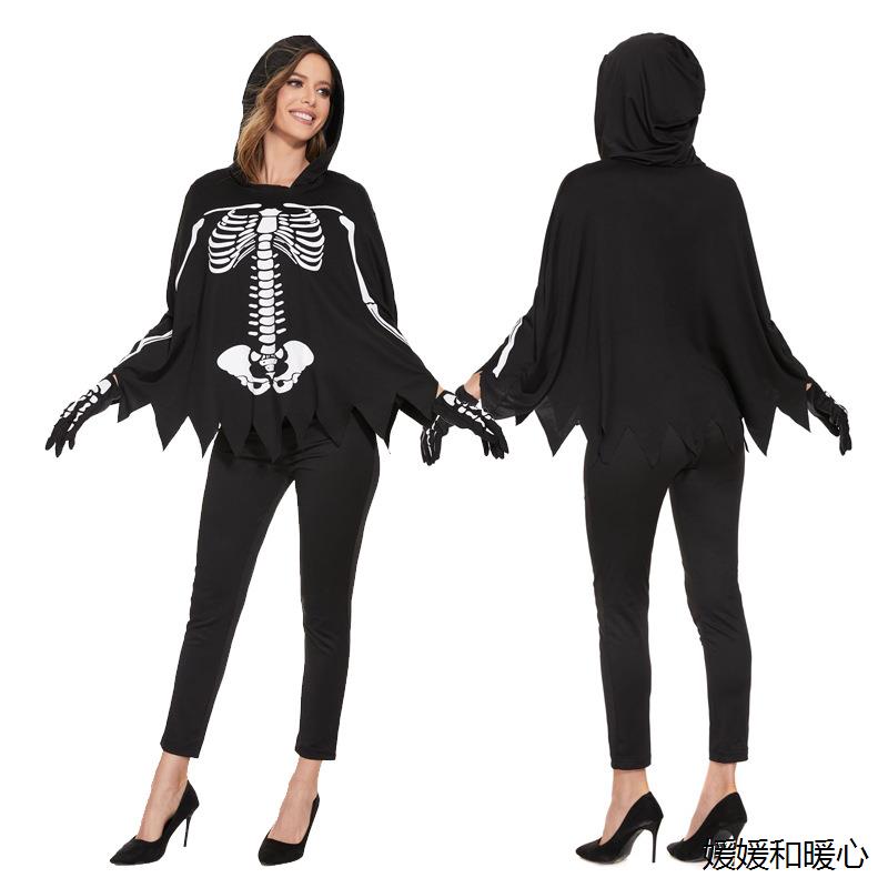 万圣节骷髅服情侣服化装