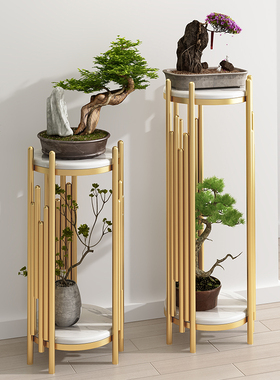 花架子客厅落地式2025新款阳台空间利用神器多肉置物铁艺花盆托架