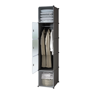 宿舍简易衣柜单人小收纳柜子家用卧室出租房用小户型衣橱结实耐用