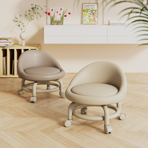 家用滑轮矮凳万向轮凳子门口换鞋