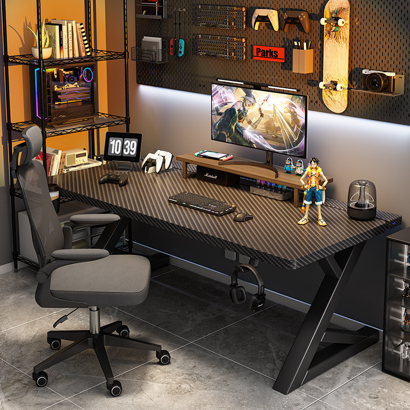 电脑桌台式家用电竞桌卧室办公桌简易学生书桌简约长条桌子工作台,住宅家具,电脑桌,淘宝优惠券,粉丝福利购,淘宝优惠卷