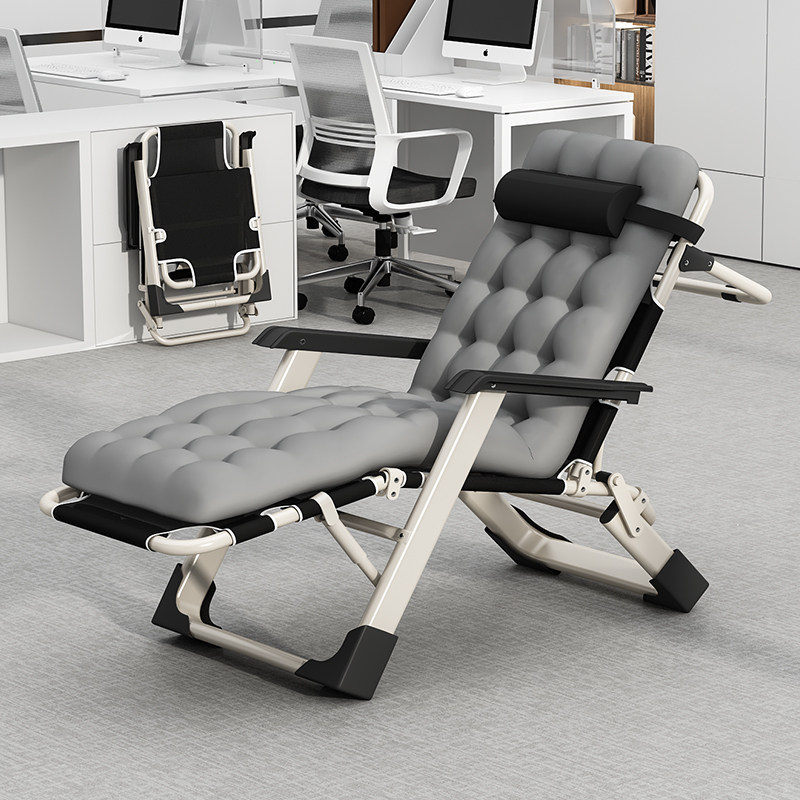 躺椅折叠午休办公室午睡夏季沙滩便携家用阳台休闲靠椅子懒人靠背