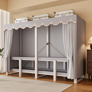 衣柜家用卧室免安装折叠简易布衣柜出租房用全钢架结实耐用衣橱