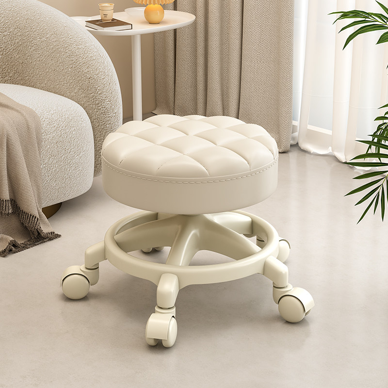 万向轮小凳子滑轮移动凳子小矮凳家用客厅板凳圆凳带娃神器小椅子,住宅家具,万向轮凳,淘宝优惠券,粉丝福利购,淘宝优惠卷