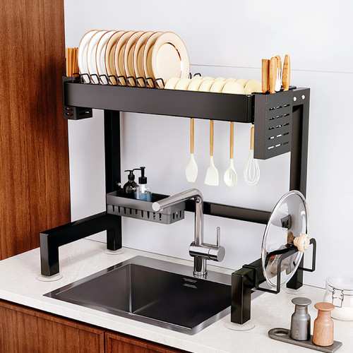 厨房水槽沥水置物架碗盘筷子收纳