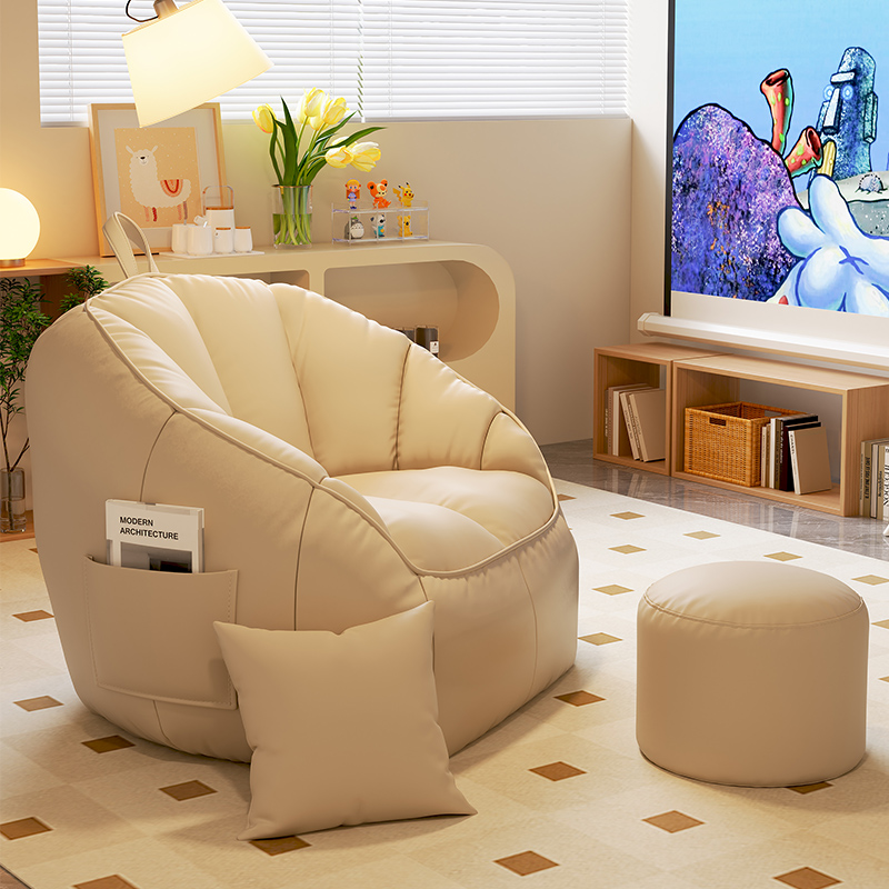 儿童沙发阅读书角布置宝宝懒人豆袋沙发凳坐地休闲坐墩阳台榻榻米