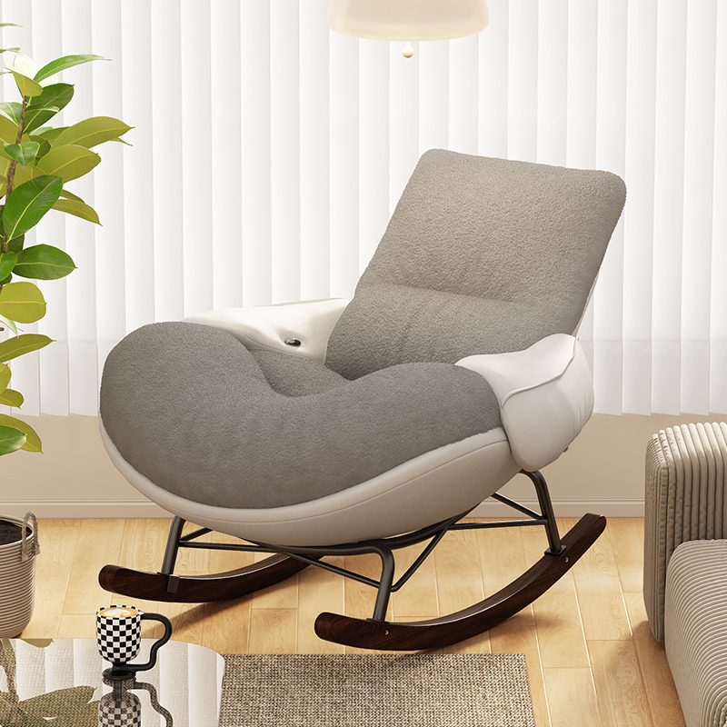 客厅摇摇椅2025新款懒人沙发可躺可睡单人卧室躺椅成人阳台窝窝椅