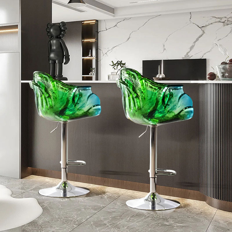 可定制升降旋转花瓣透明椅酒店