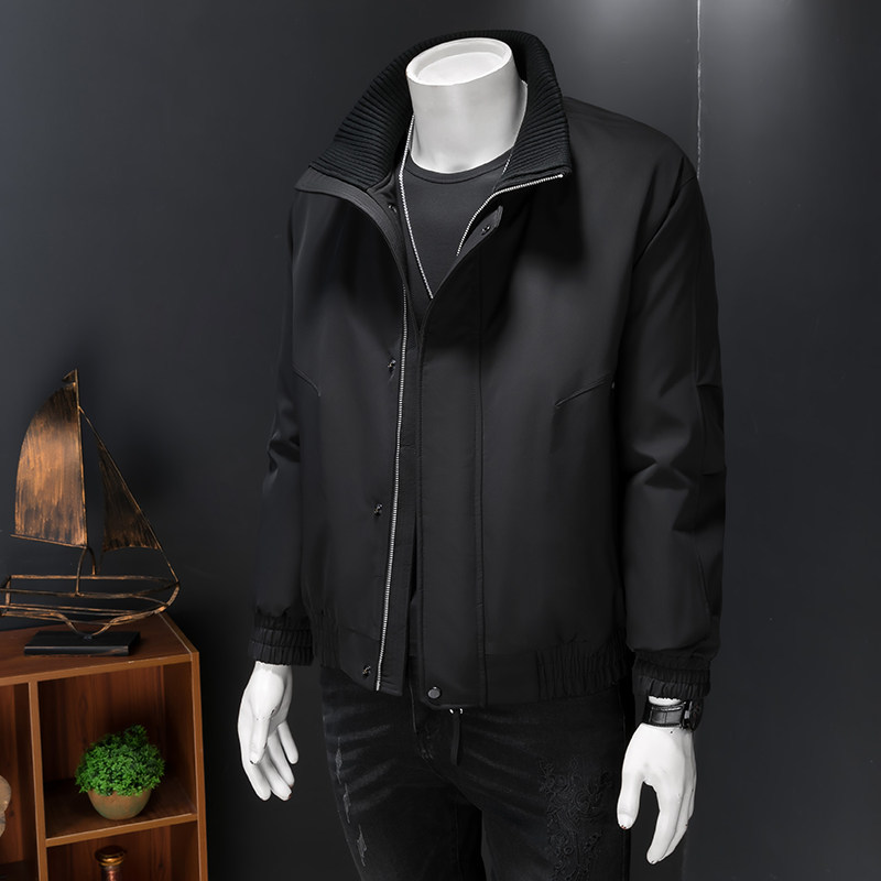 2025冬季新款男士短款羽绒服90白鸭绒休闲保暖外套2521P295,男装羽绒服,电商D260